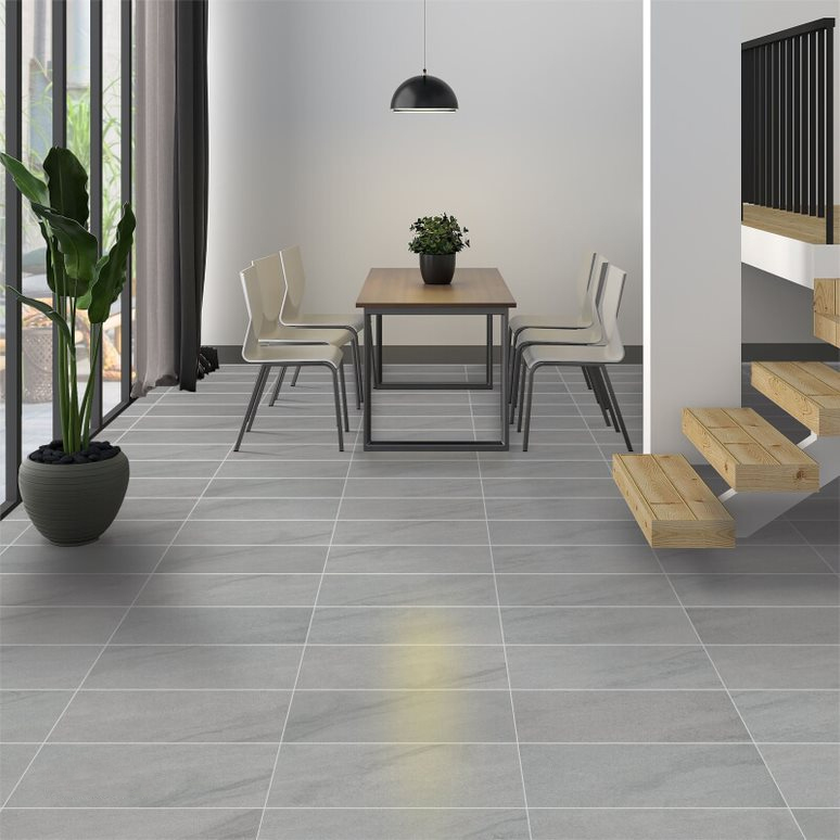 What type of tiles are best for living room floor?